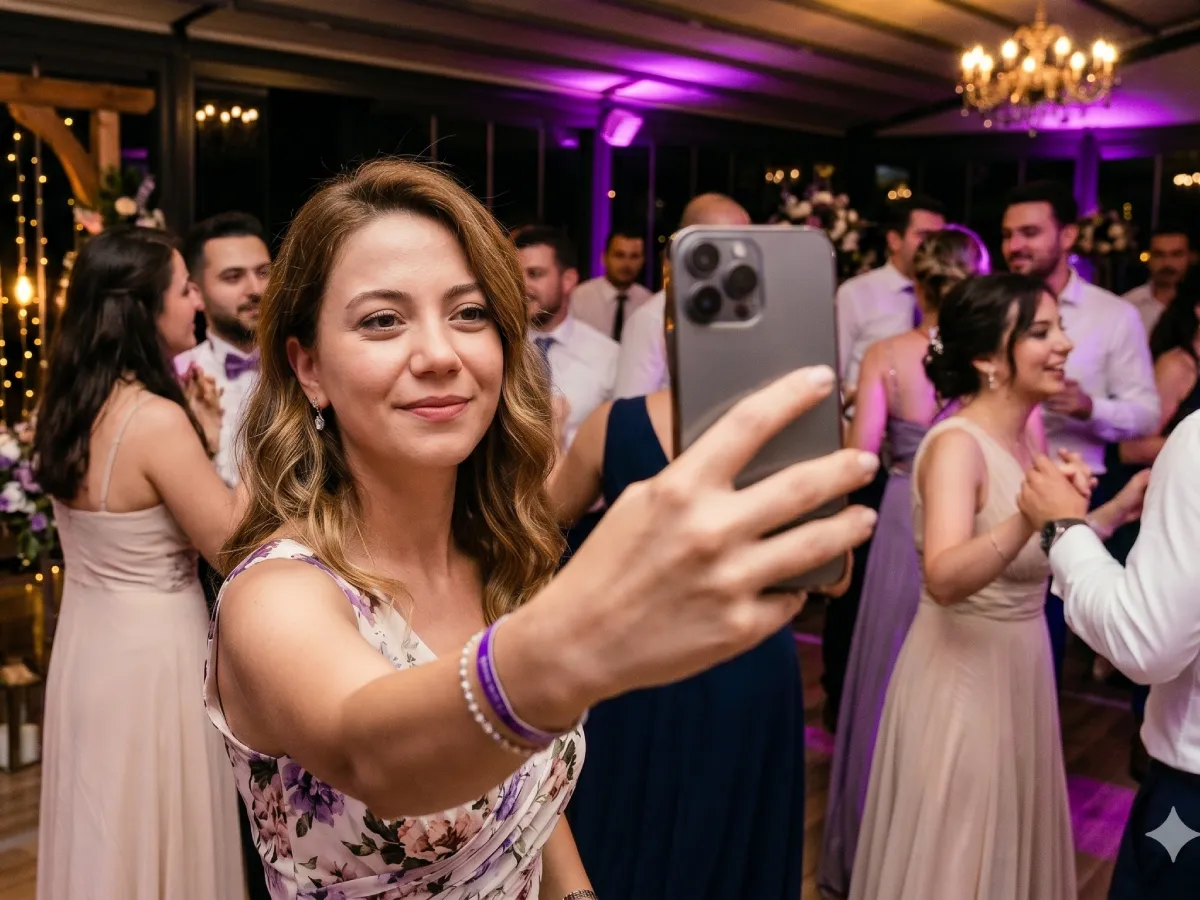 Düğünde yüz tanımayla fotoğraf bulma
